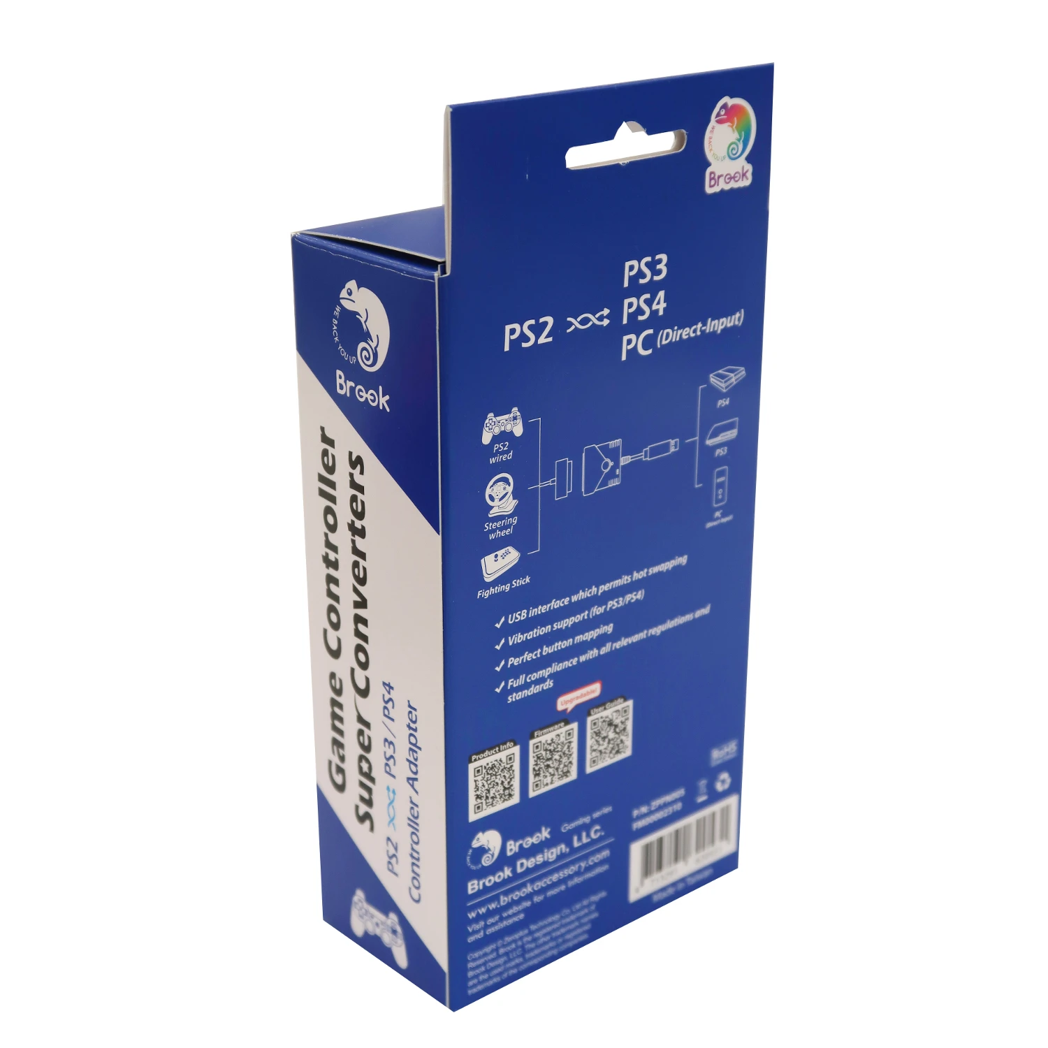 Суперконвертер USB для игрового контроллера Brook PS2 PS3/PS4/ПК джойстиков проводного