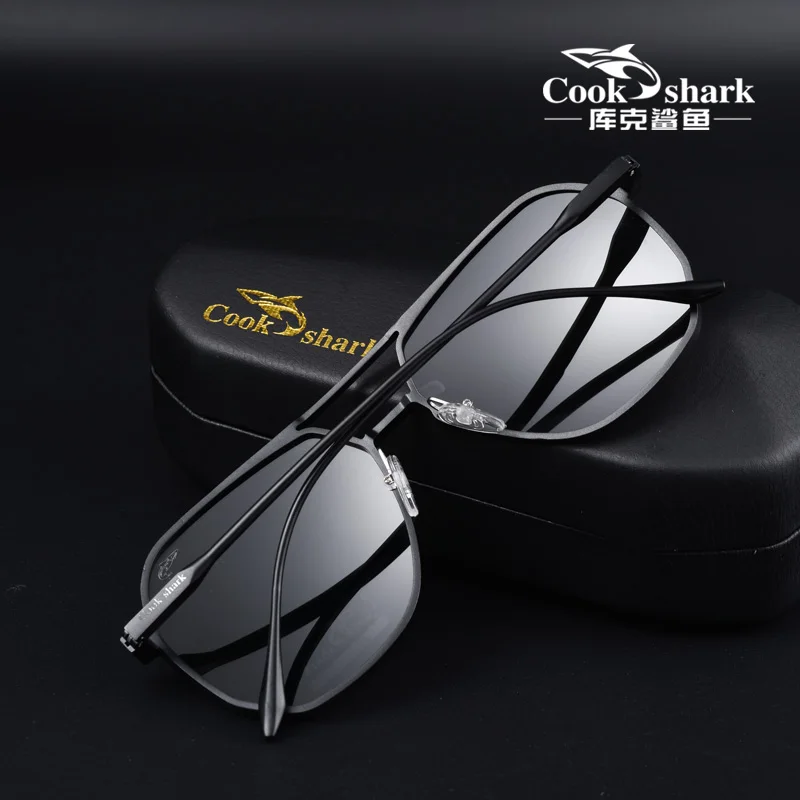 Мужские поляризационные солнцезащитные очки Cook Shark специальные для вождения