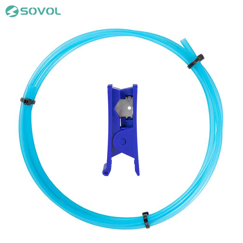 Sovol Премиум Боуден политетрафторэтиленовые трубки прозрачный 1/2M для 1 75 мм нити