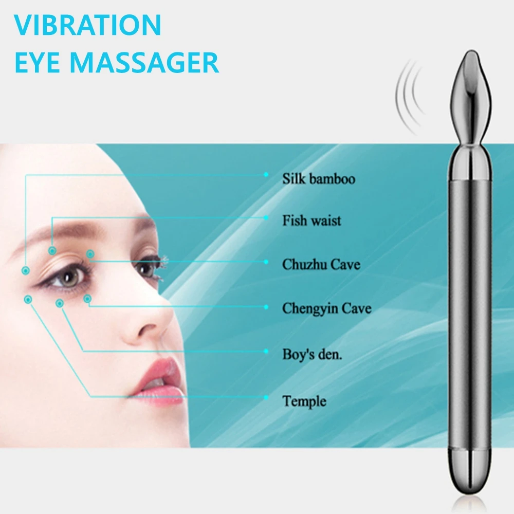 Портативный Электрический Вибрационный массажер для глаз устройство массажа