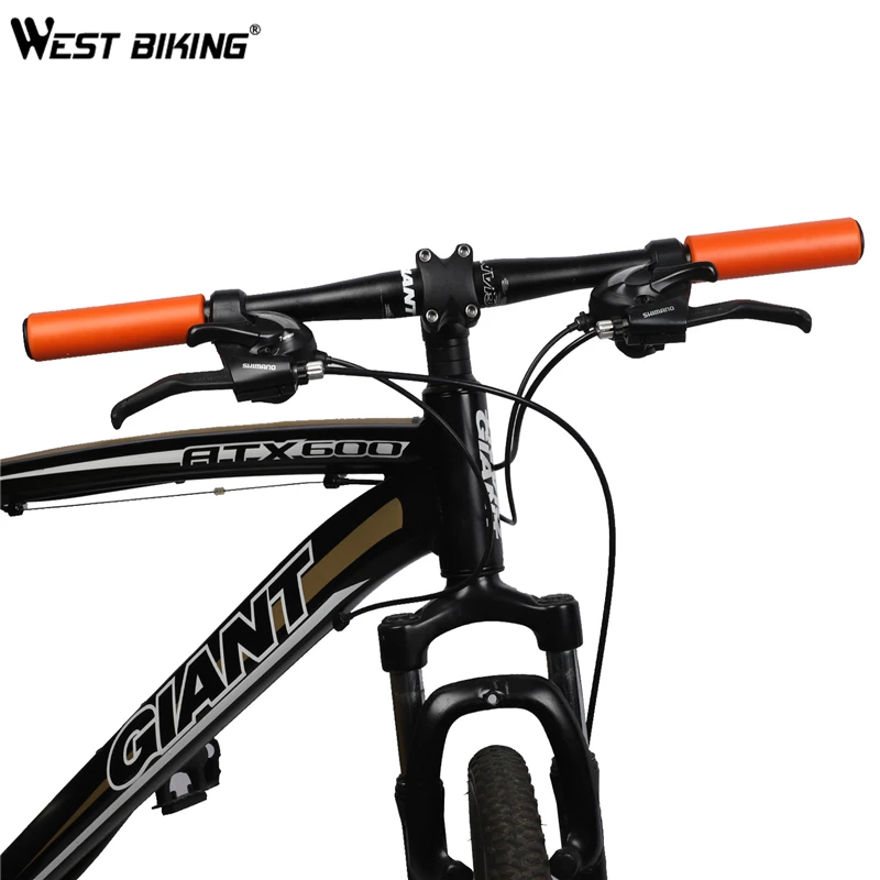 WEST BIKING силиконовый Противоскользящий чехол на руль велосипеда с амортизацией для горной дороги, горного велосипеда