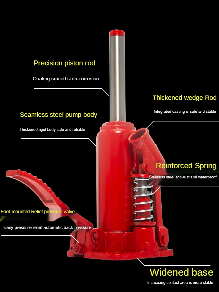 Ножной гидравлический домкрат для автомобиля вертикальный автомобильный