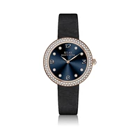 klas beautiful gift for the young girls bracelet watches shining stone on face leather quartz