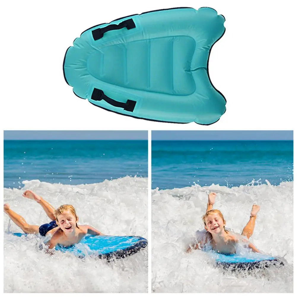 

Kids Iatable Surfboard Portable Pool Float Mat With Handles Swimming Pool Floating Mattress Toys Beach Water Floating Pad