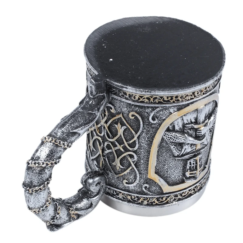 Кофейная кружка в средневековом стиле Templar Crusader Knight Suit Of Armor The Cross Beer Stein Tankard | Дом и