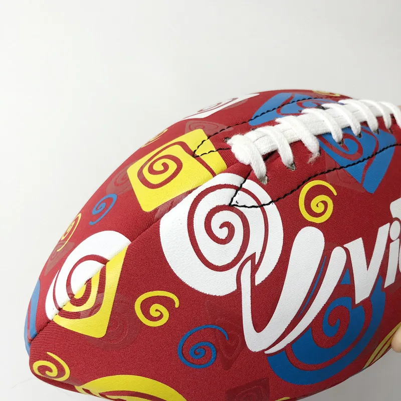 

Size Cloth Durable material For Rubber Diving Sports Football Training Neoprene Rugby 2019 Outdoor 6# Rugby Balls American New S