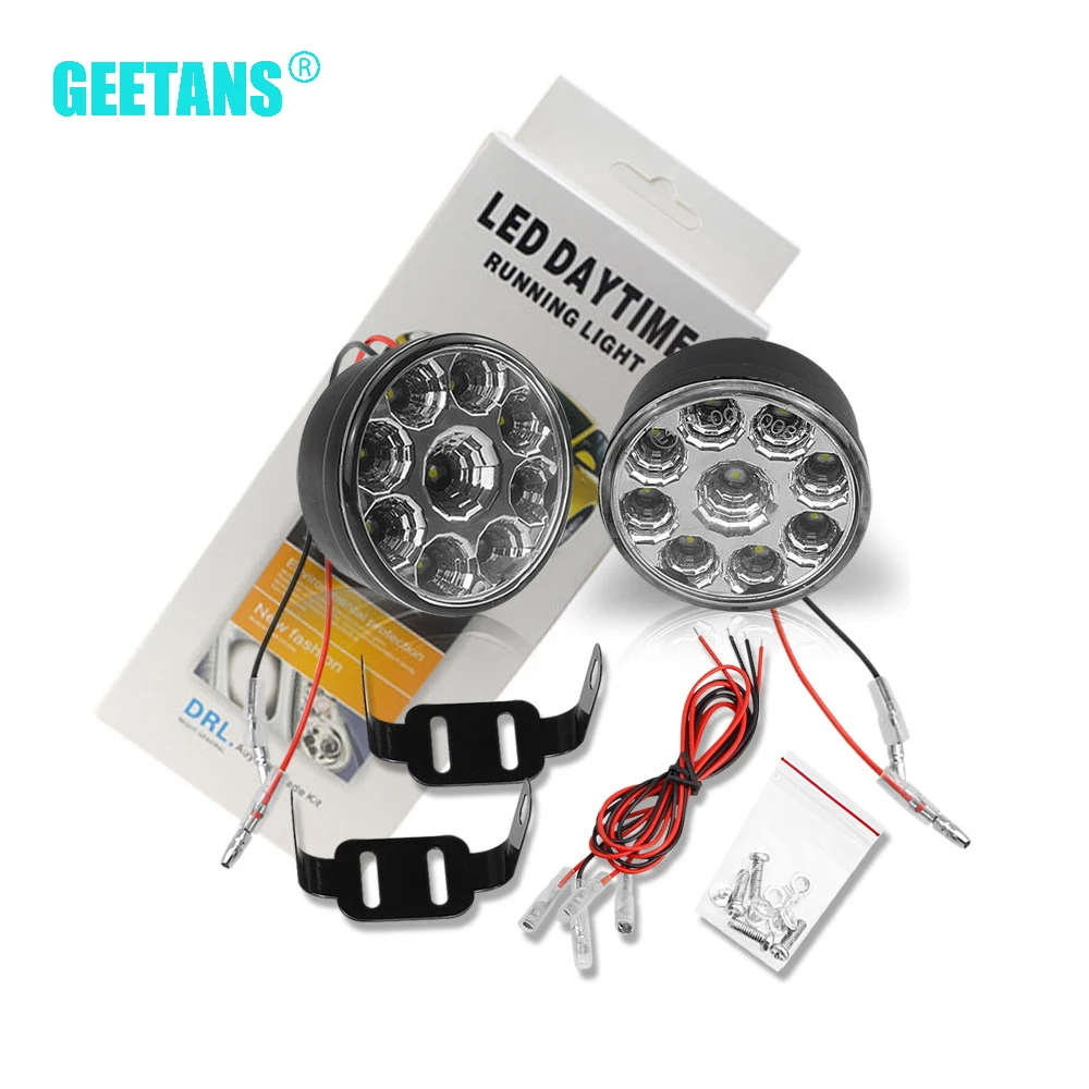 Светодиодный фары для мотоцикла байкерские зеркальные крепления вождения