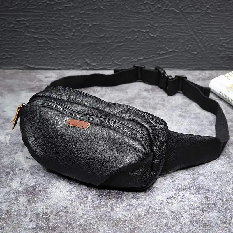 Модная мягкая Высококачественная Мужская поясная сумка Xiao.p из искусственной