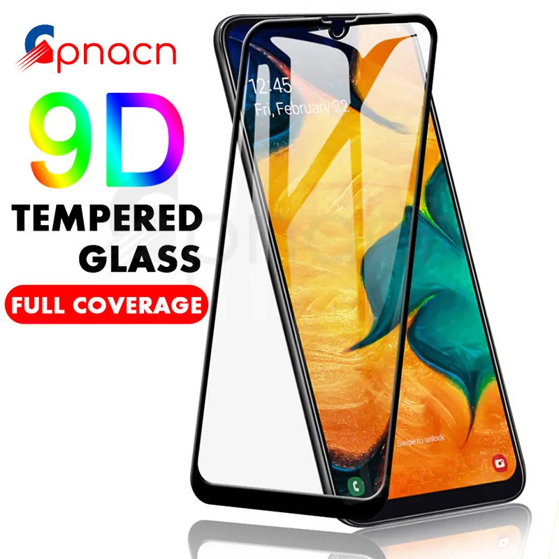 9D закаленное Стекло для samsung Galaxy A20e A50 A60 A70 A80 A90 Экран протектор Стекло A40s A40 A30 A20 A10 M10 M20 M30 M40 пленка