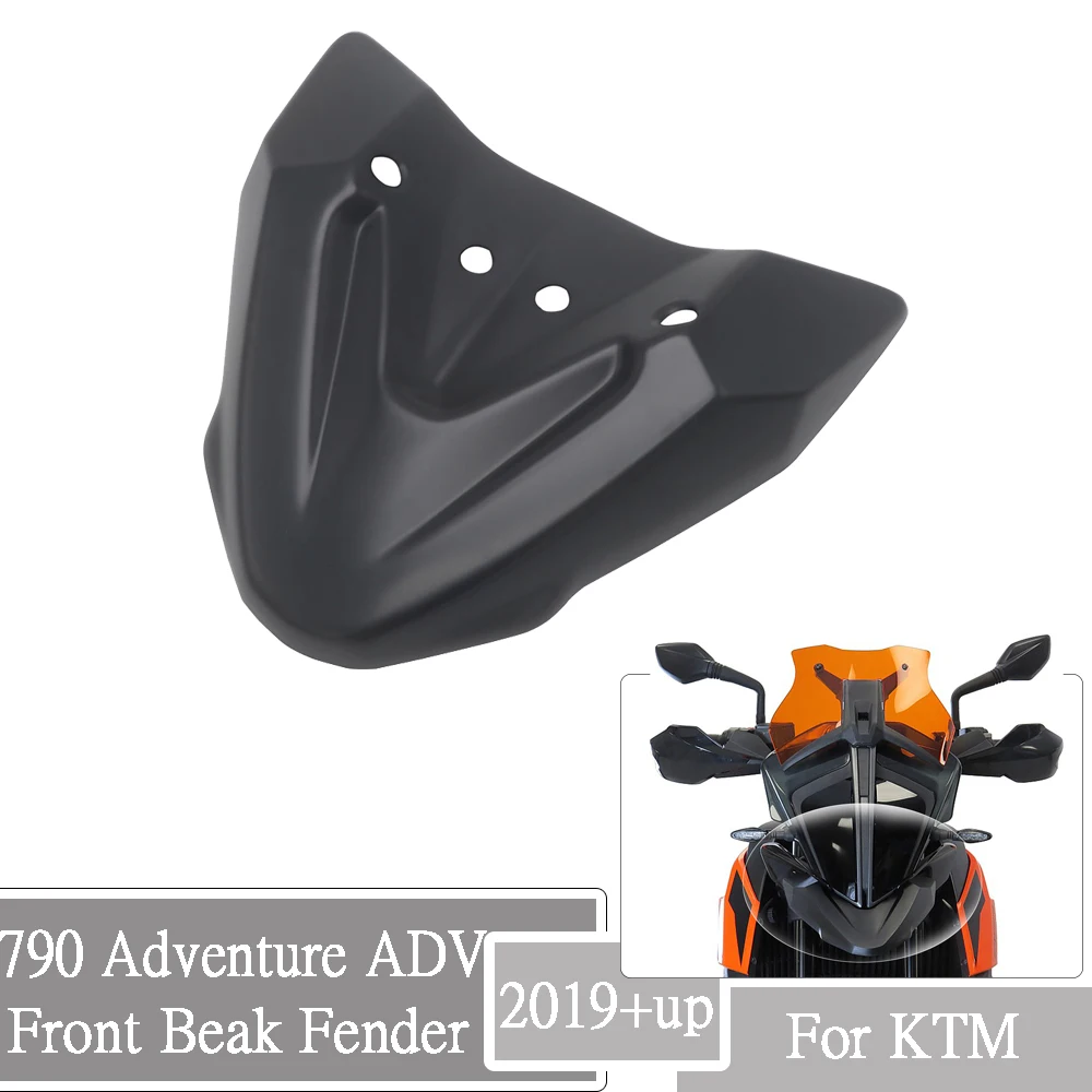 

For KTM 790 Adventure ADV 2019 2020 2021 Accessories Motor Front Wheel Fender Beak Nose Cone Guard Extension Cover Cowl Fairing