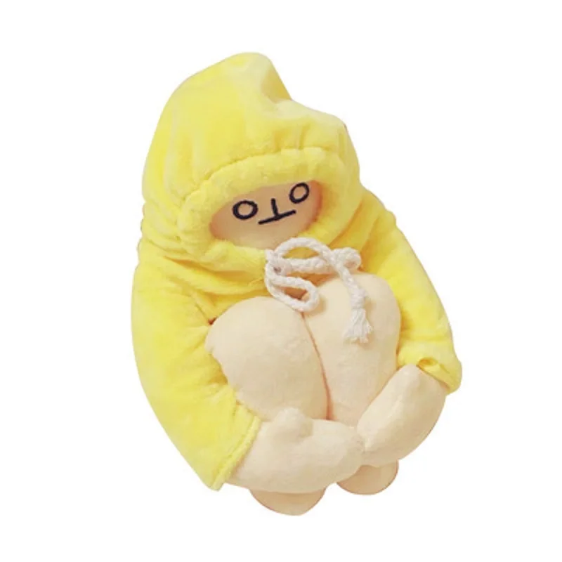 

Banana Man Dolls Plush Stuffed Appease Korea Popular Pendant Birthday Gift for Children Baby Soft Hug Yellow Cute Lovely Cotton