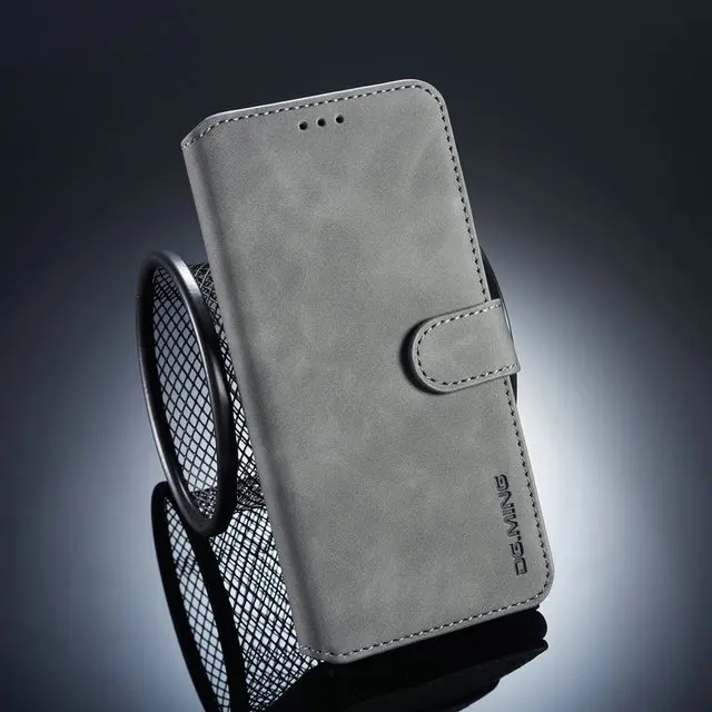 Серый Роскошный кошелек для Coque samsung A50 чехол A50s samsung A70 чехол A40 A10s флип Etui для samsung Galaxy A30 S Чехол Fundas A20 A70S - Цвет: Серый