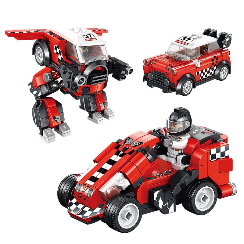Гоночный робот 3 в 1 спортивный автомобиль сборка головоломка строительство