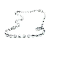 new uno do 50 stainless steel necklace jewelry retro 6mm lock peach heart mens and womens necklace