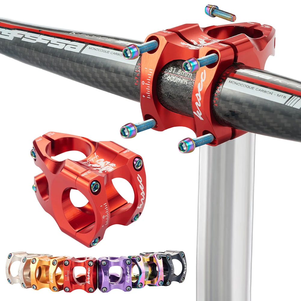 

MTB Bike 35mm Short Stem 31.8mm Handlebar Bicycle Ultralight 0 Degree Rise Bike Stem 28.6mm Steerer Bicycle Parts