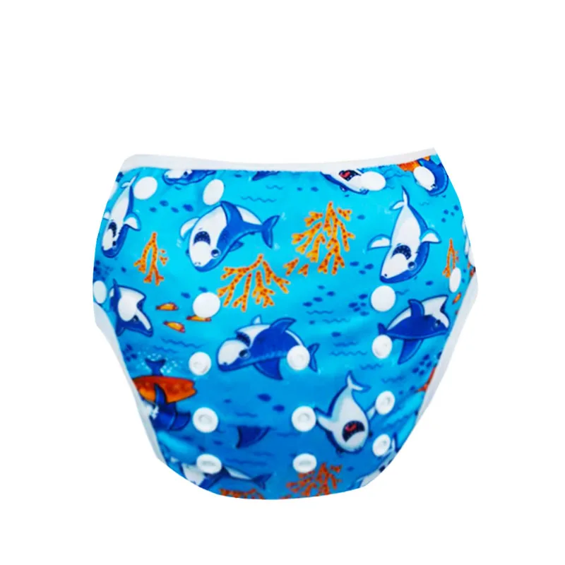 

Многоразовые моющиеся детские подгузники, детские подгузники с мультяшным рисунком, водонепроницаемые регулируемые тканевые подгузники, ...