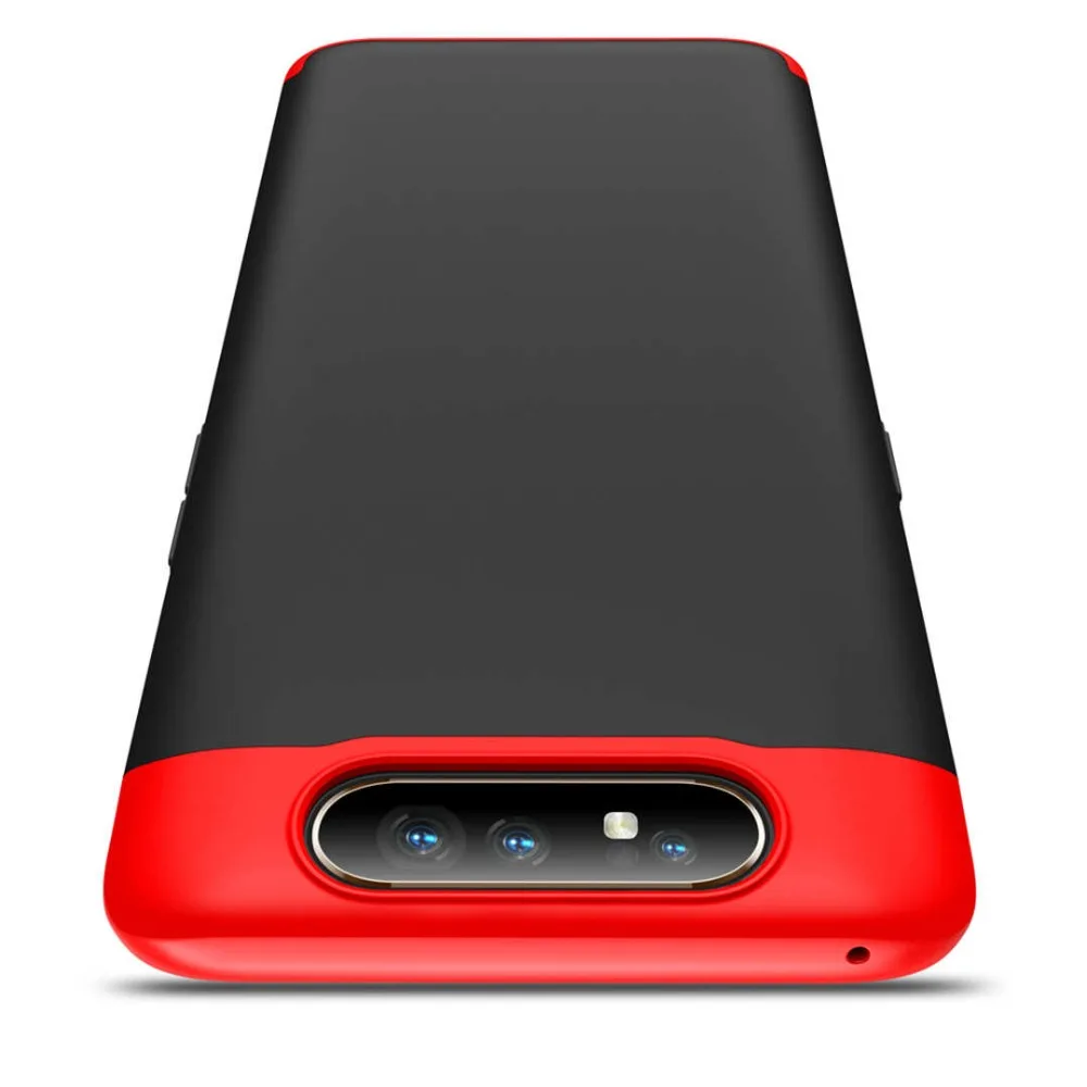 360 полный защитный чехол для телефона samsung Galaxy A80 противоударный Ультратонкий матовый жесткая задняя панель из поликарбоната для Galaxy A80 Coque Fundas