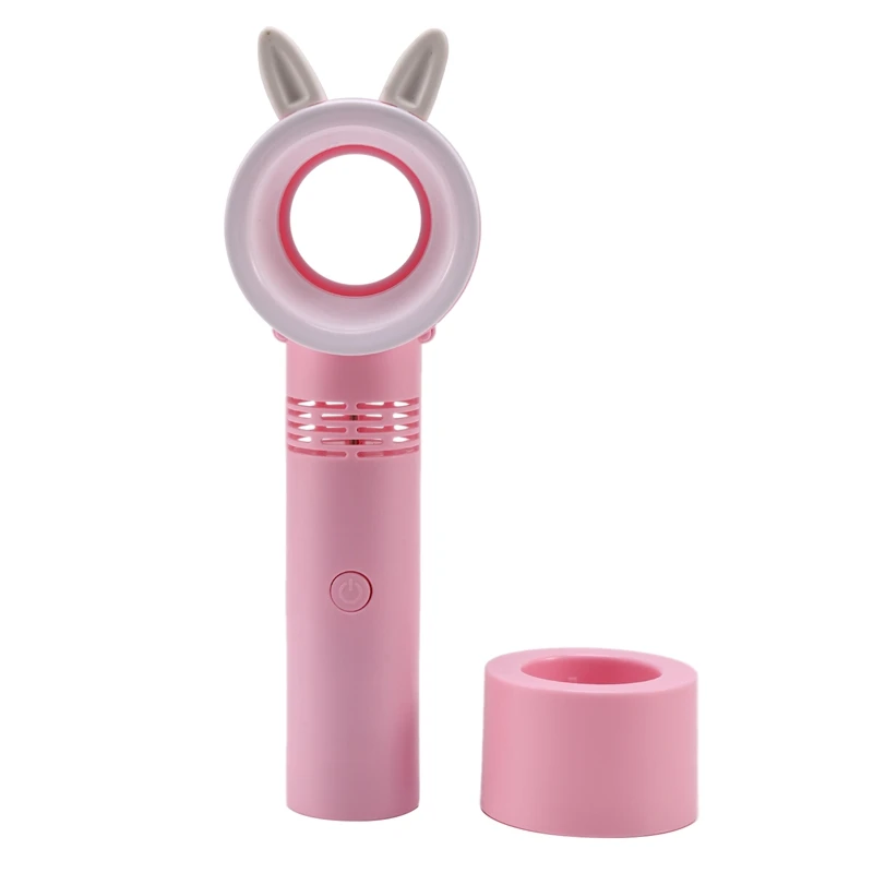 Перезаряжаемый через USB портативный безлопастный вентилятор ручной мини кулер