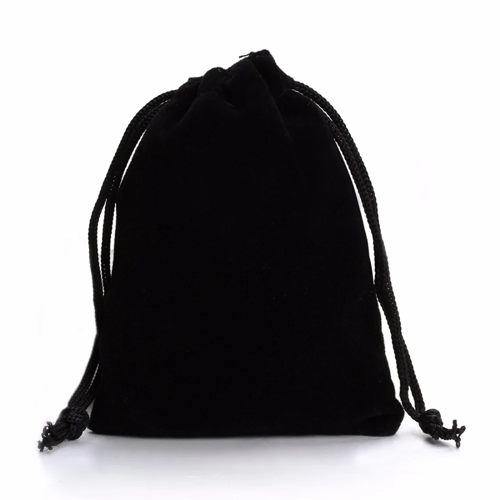 

10Pcs 7*9cm 9*12cm Black Velvet Bag Drawstring Pouch Bags Fashion Jewelry Packaging Christmas/Wedding Gfit Bag