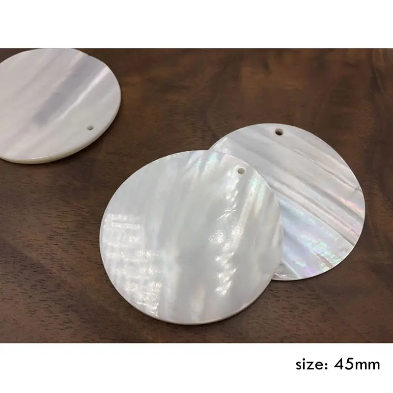 Natural Shell Earrings DIY Jewelry Accessories Necklace Pendant Handmade Materials 2pcs | Украшения и аксессуары