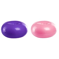 donut yoga ball thickened for yoga birthingpilates and balance training in gym office or classroom