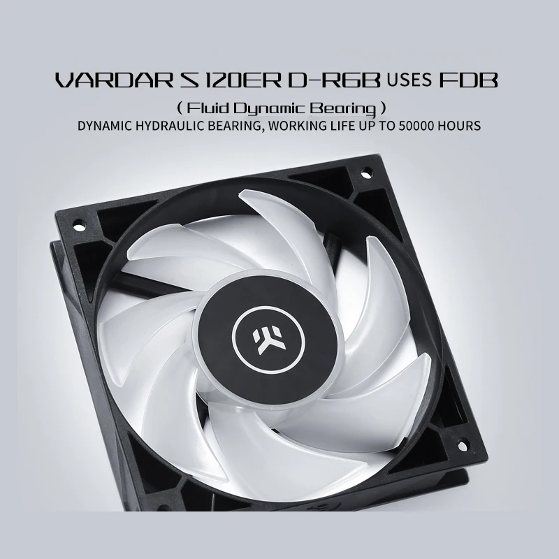 Вентилятор шасси EK Vardar S 120ER D-RGB12CM подшипник RGB PWM FDB