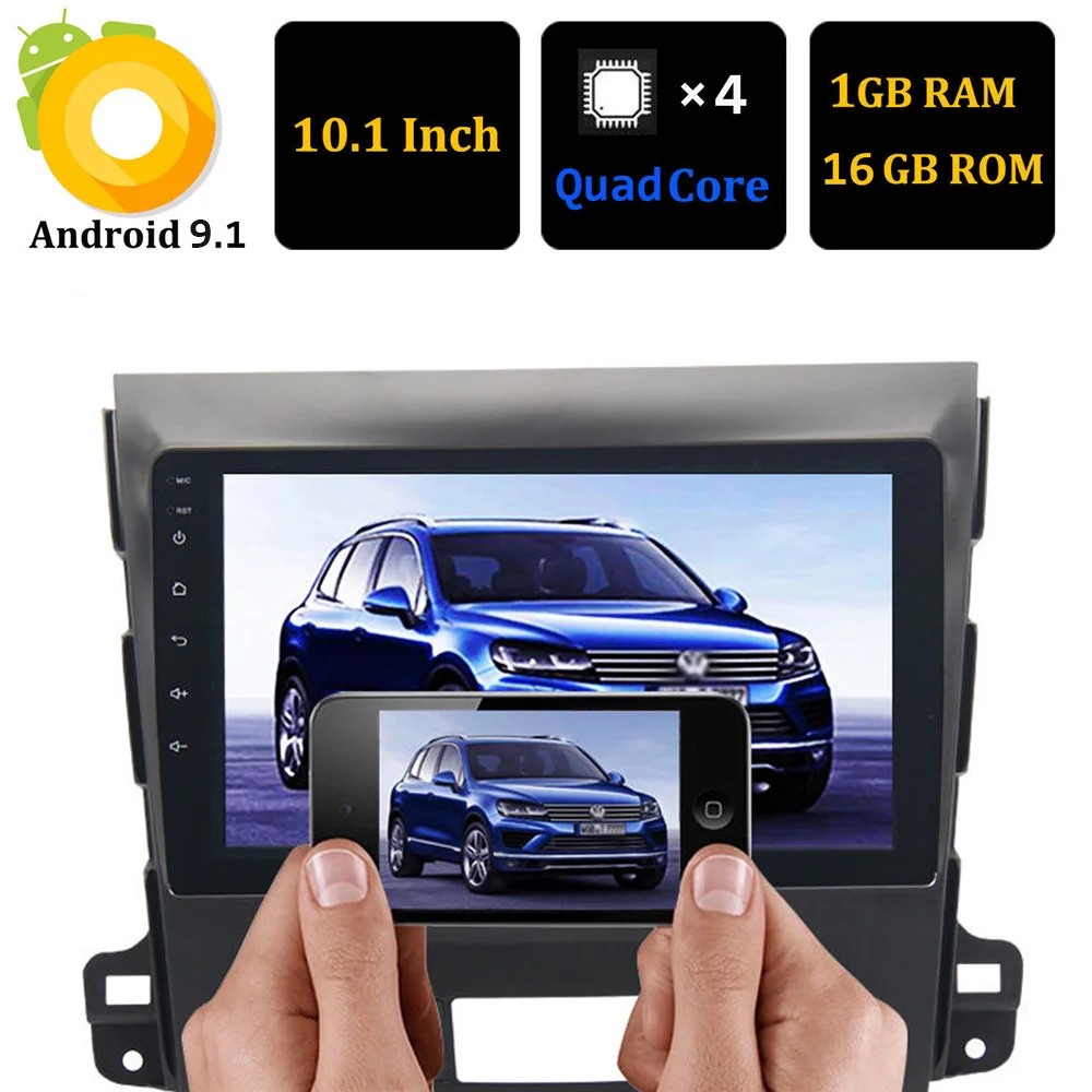 Android 9 1 7 дюймов Tochscreen автомобильный Радио мультимедийный плеер для Mitsubishi Outlander 2007
