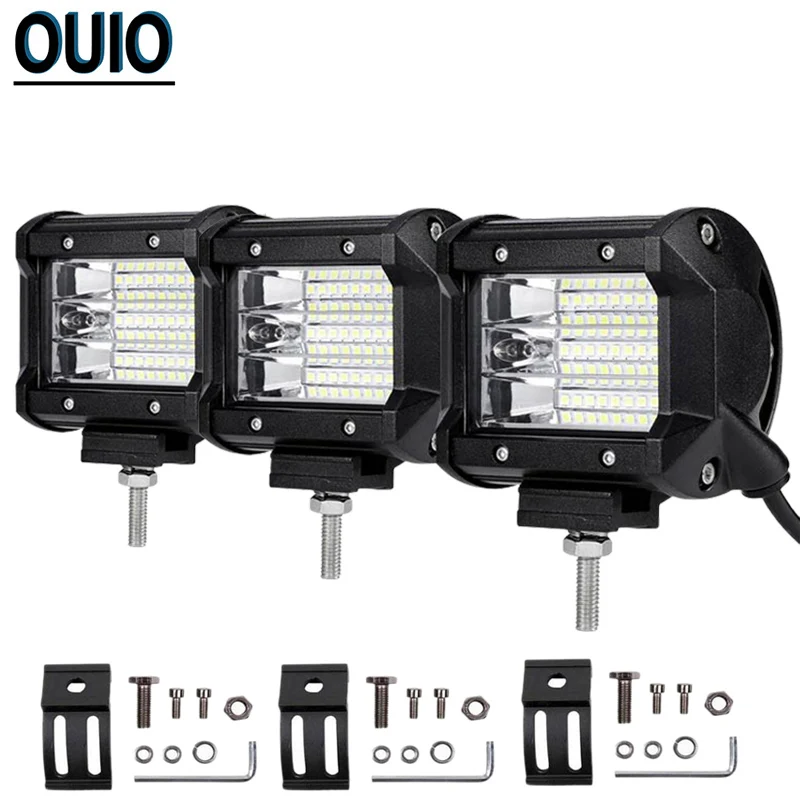 4 дюйма рабочий светильник Бар Светодиодный точечный 324 Вт внедорожных Barra