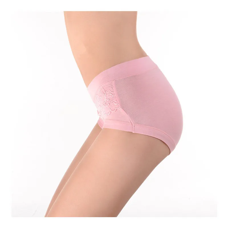 Нижнее белье женское 10 шт./упак. кружевные трусы большого размера из бамбука