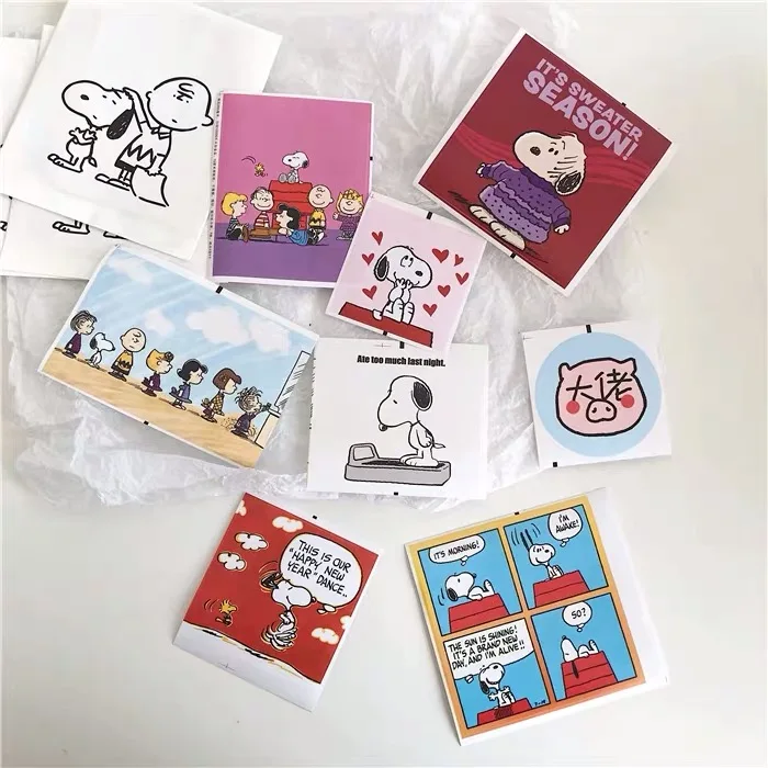 8 шт. Peanuts Rogue Dog Kawaii мультфильм стикер для канцелярских товаров Милая анимация