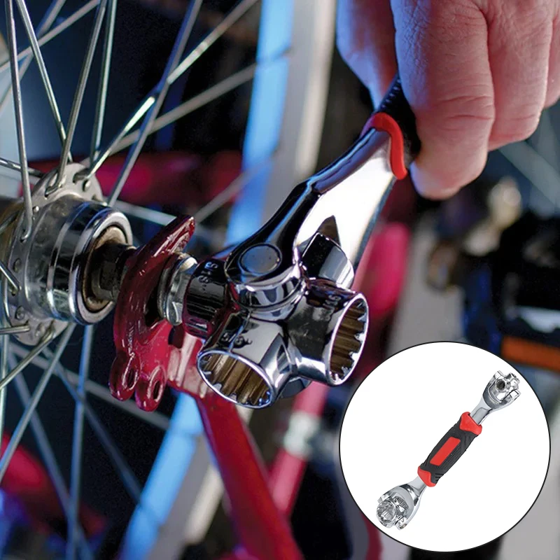 Торцевой ключ универсальный ручной инструмент 48 в 1 с раздвижными болтами и