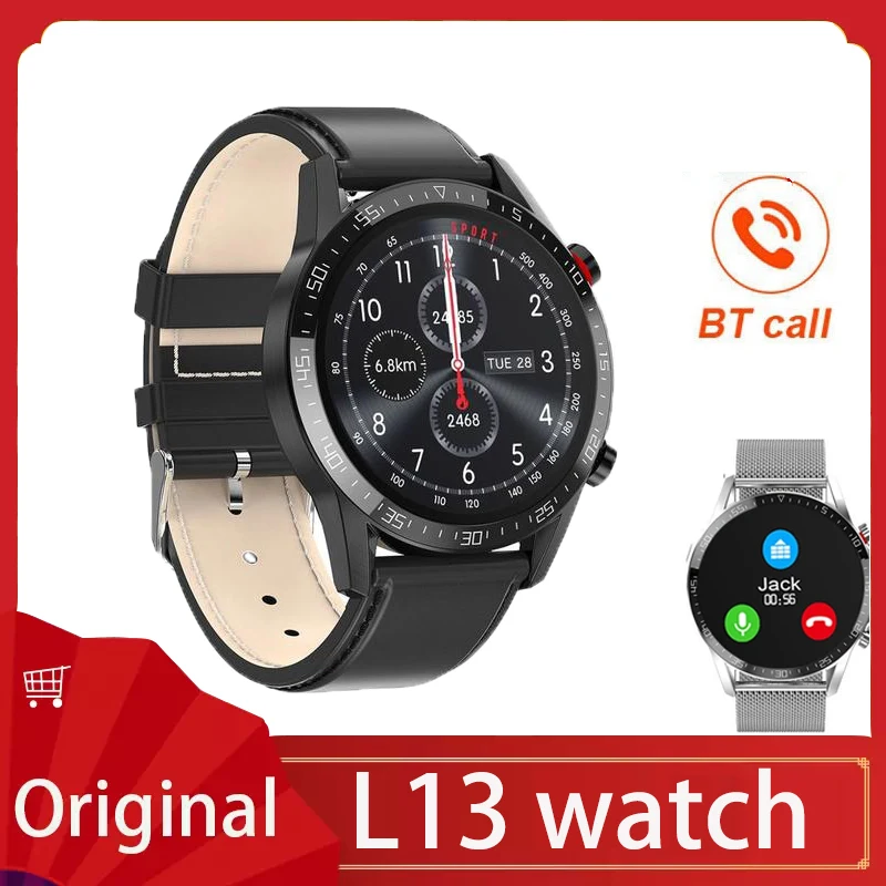 

L13 Long Battery Life Sports Waterproof Heart Rate Sleep Monitoring Answer Make Calls Reminder Huawei Smart Watch L9 L11 Upgrade