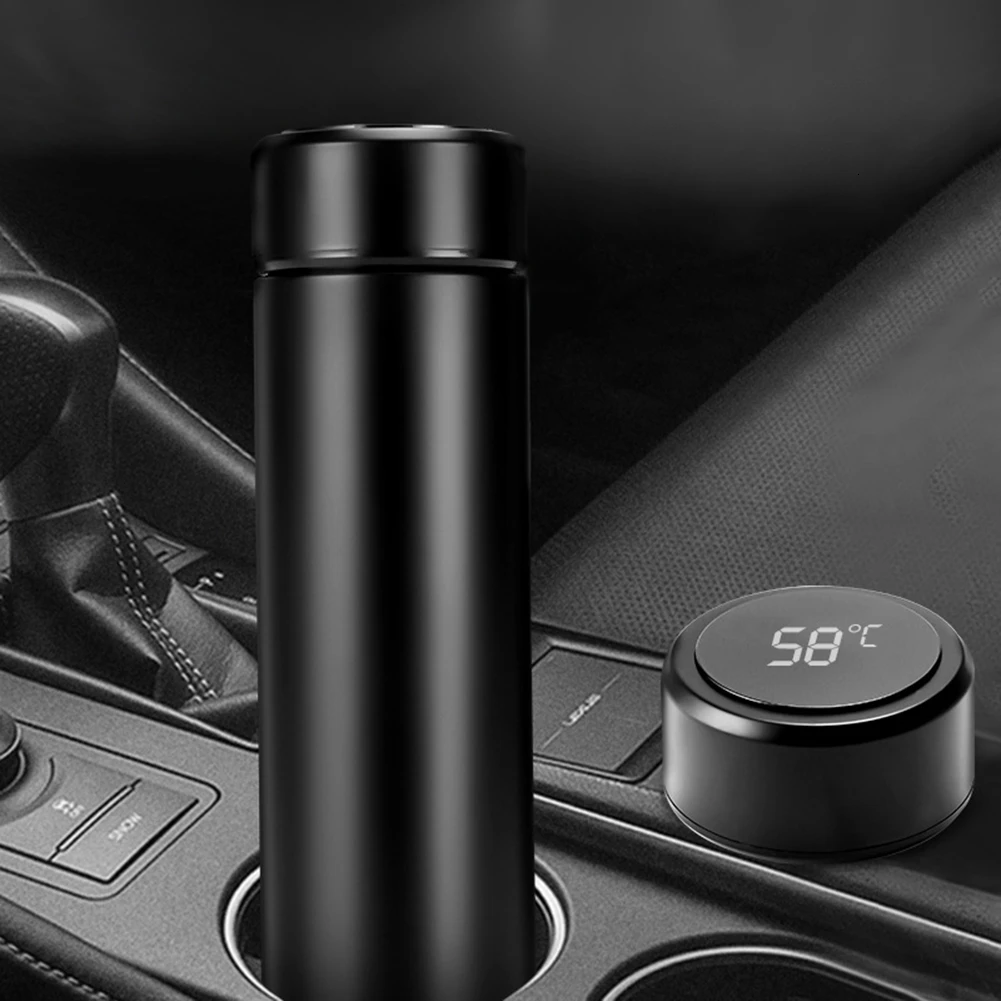 500 мл термосы температурный дисплей 304 нержавеющая сталь моя бутылка для горячей