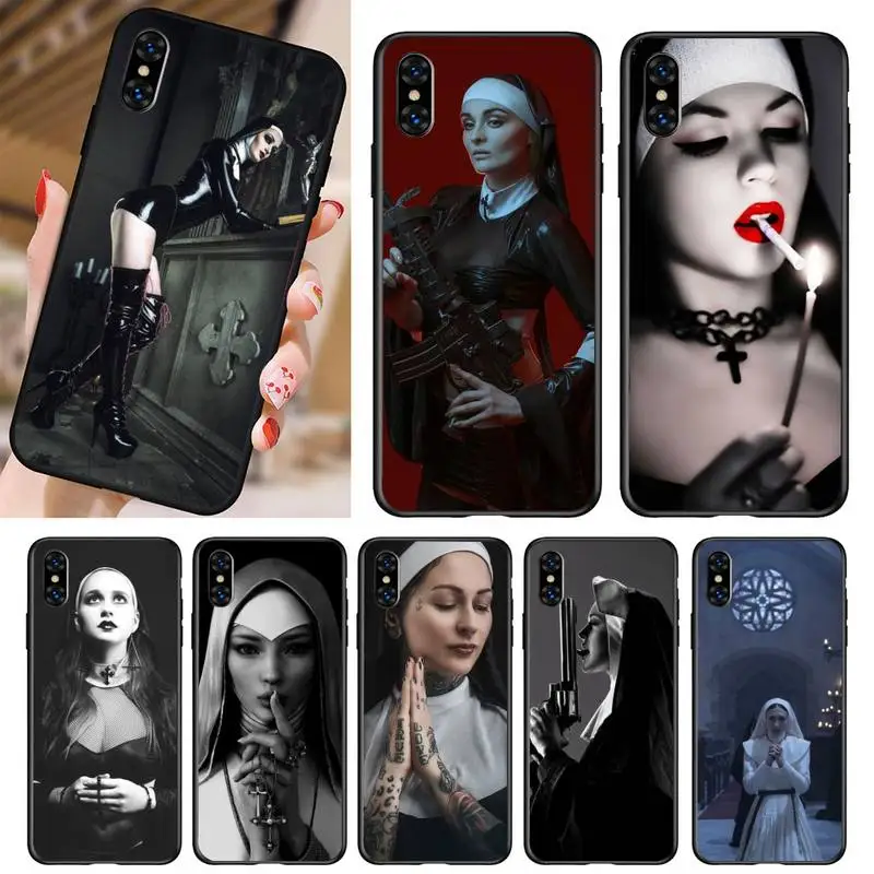 

Sister nun Phone Case For Iphone 5 5s se 6 6s 7 8 11 12 X Xs Xr Pro Plus Max Mini