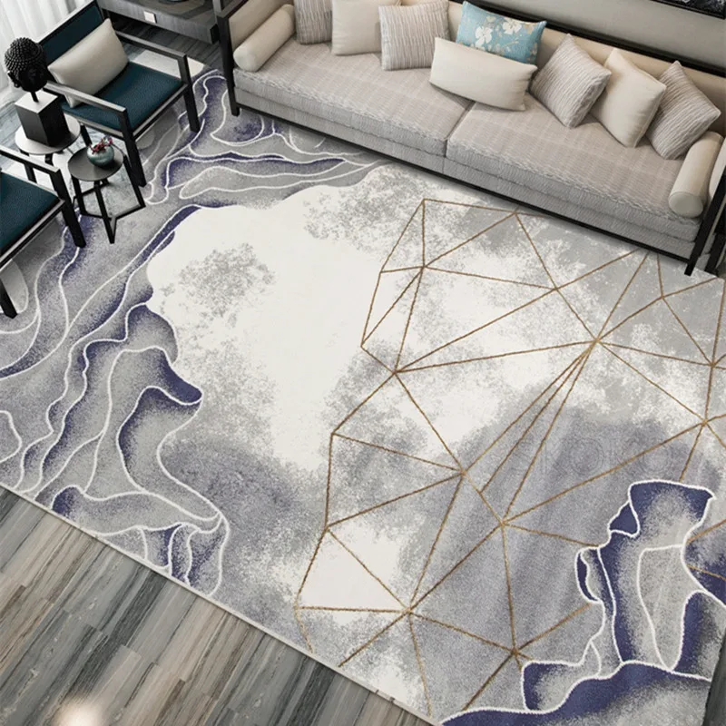 

Ковер в китайском стиле для гостиной, современное минималистичное одеяло для дивана, журнального столика, роскошный высококачественный ко...