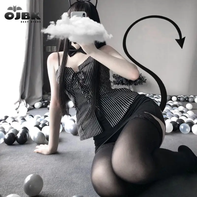 

Сексуальный костюм секретаря для офиса, косплей, костюм для учеников, Женская Соблазнительная школьная мини-юбка с большими бедрами