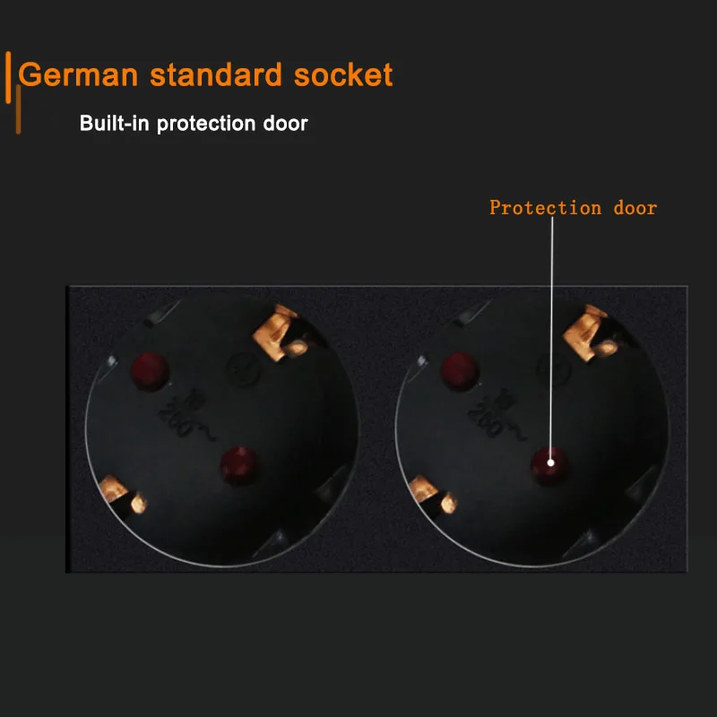 PDU Мощность полоса 8 розетка с переключателем 2 м кабель удлинитель для стойки 19