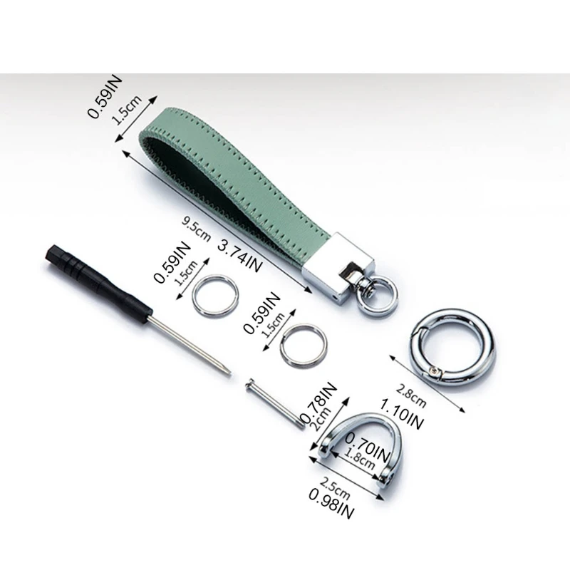 

Cute Mini Key Ring Car Key Simple Car Accessories Keychains for Men and Women 50LD