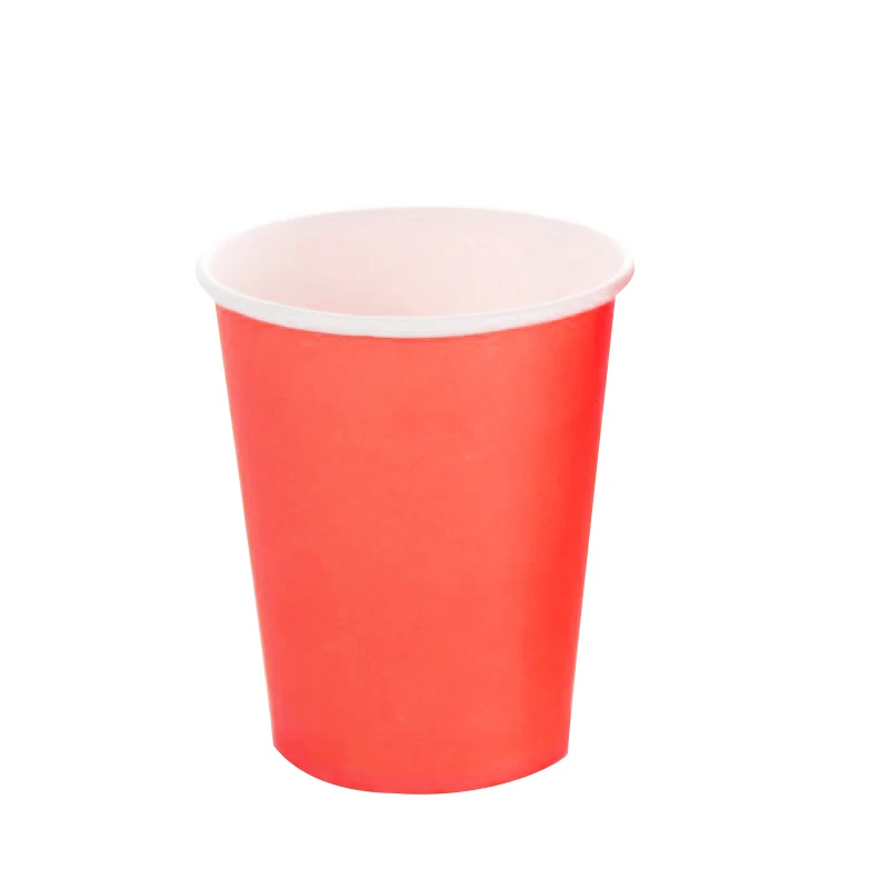 cups 8pcs 8 шт бумажные стаканчики, одноцветные, вечерние, одноразовые, для питья, свадьбы, дня рождения, украшения, поставщики - Цвет: cups 8pcs
