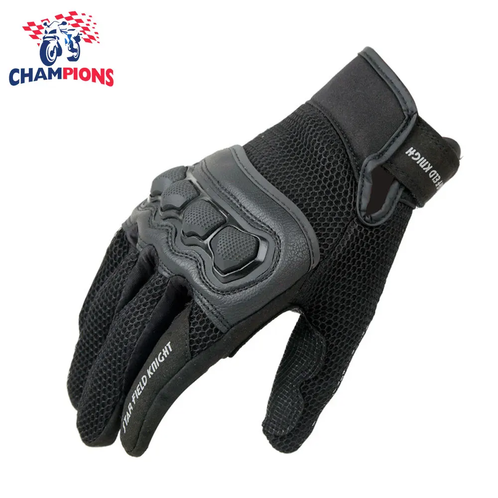 

Windproof Anti-Fall Motorcycle Gloves Motorcycle Equipment Men Touch Screen Non-Slip Motorcycle Gloves Breathable Mesh Gloves