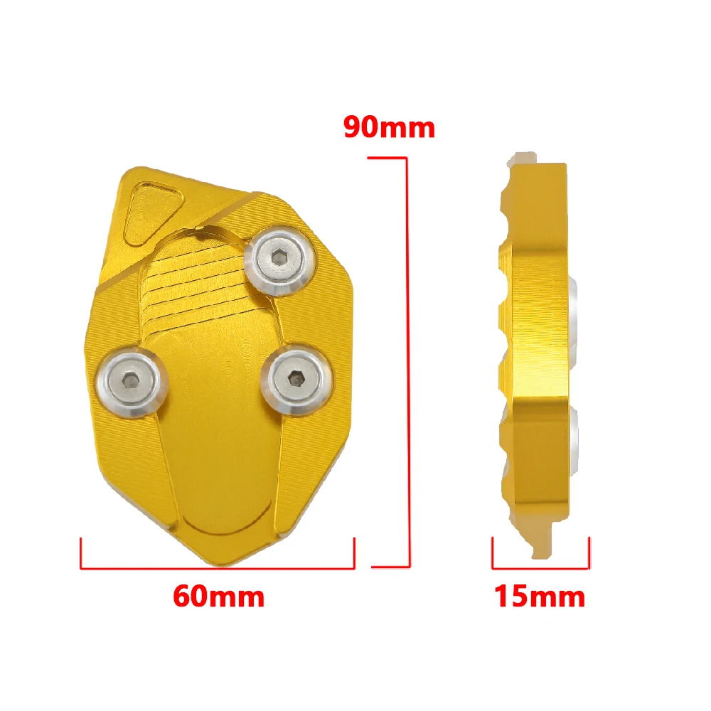 

Motorcycle CNC Kickstand Foot Side Extension Pad Support Plate Enlarger Stand For YAMAHA TMAX530 XP530 Bronze Max 530 2012-2014
