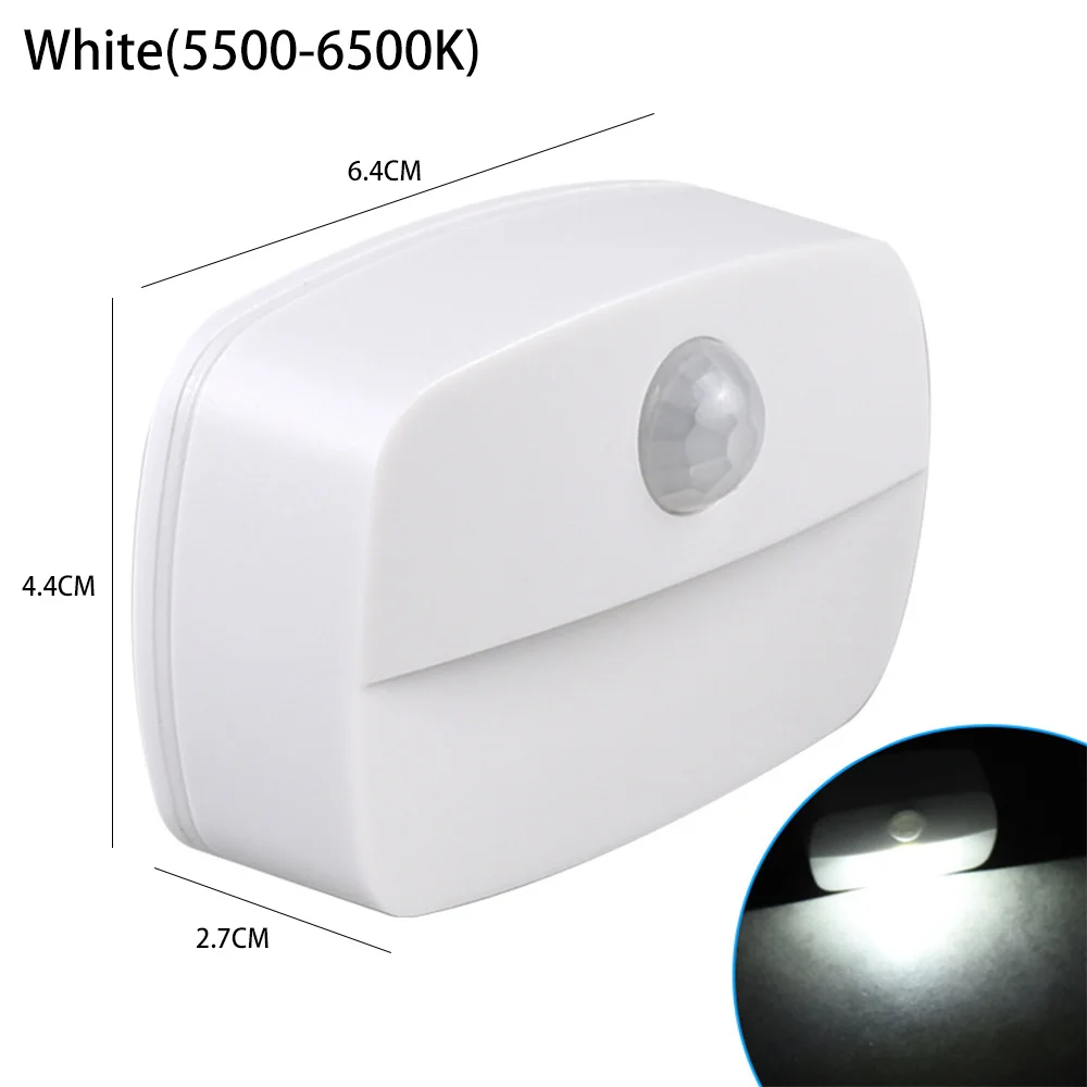 

LED Night Light PIR Motion Sensor Wall Night Lamp for Corridor Closet Cabinet Stair Hallway Bedroom Toilet Kitchen