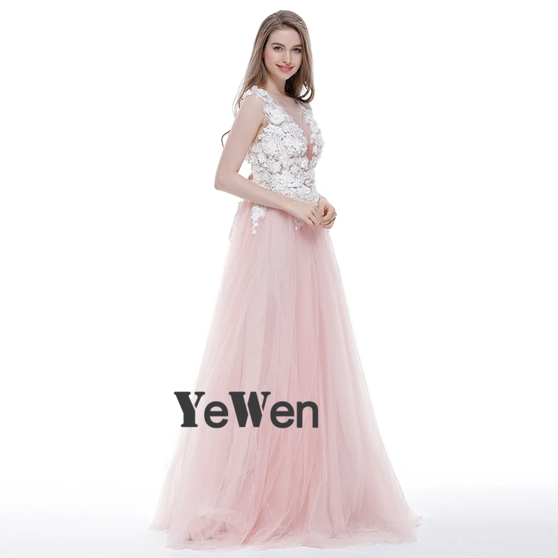 Женское платье с V образным вырезом роскошное вечернее до пола цветочным принтом