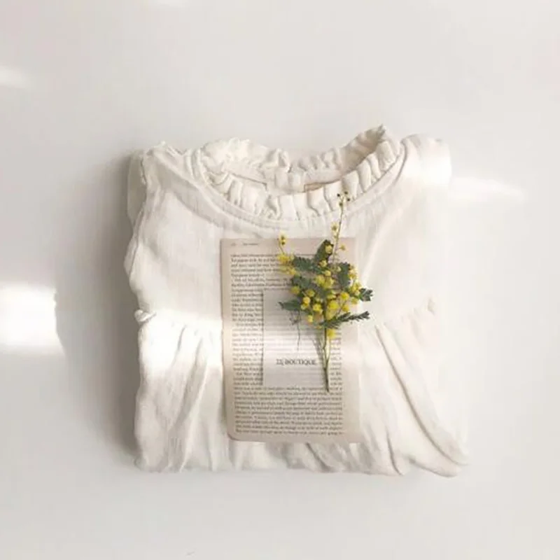 Новинка 2024 однотонное повседневное длинное платье для маленьких девочек