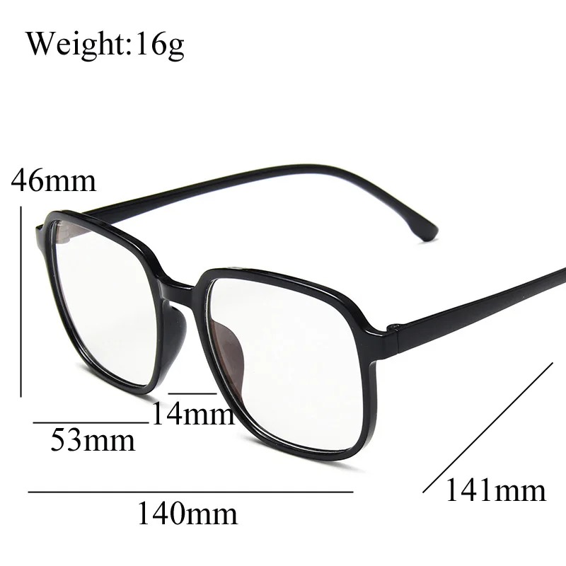 Антибликовыми свойствами светильник очки прозрачные квадратные оптические Оправа очков Для женщин