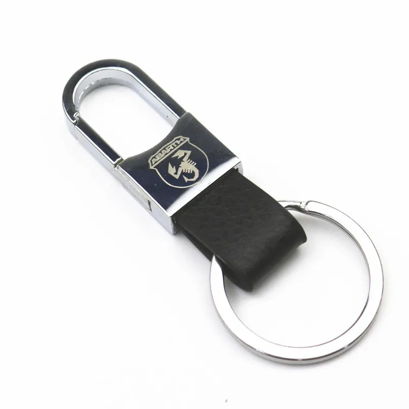Стайлинг автомобиля 3D металлическая + кожаная эмблема автомобильный брелок для