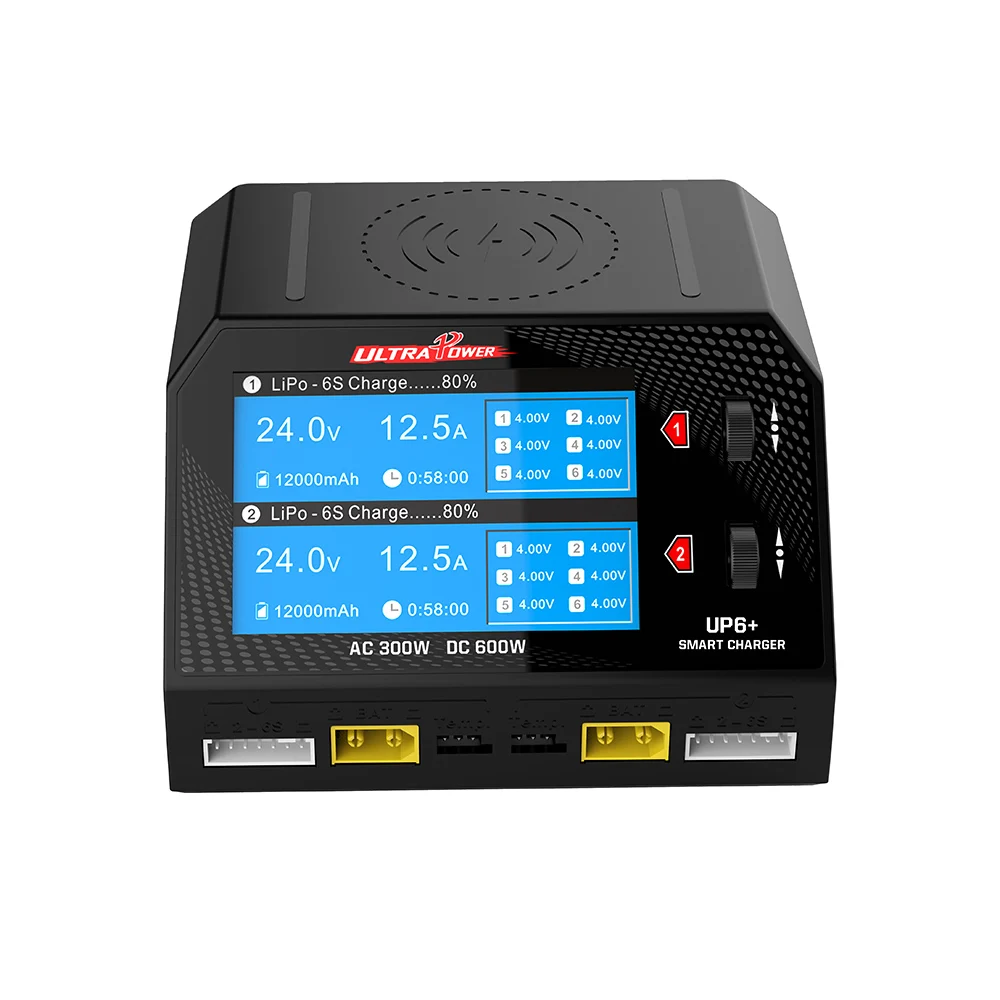Ультрамощное зарядное устройство с балансиром UP6 Dis AC 2x150 Вт DC 2x300 2x16A