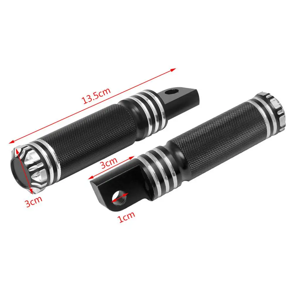 Запчасти для мотоциклов кафе гонщик подножки Передняя Задняя черная подходят