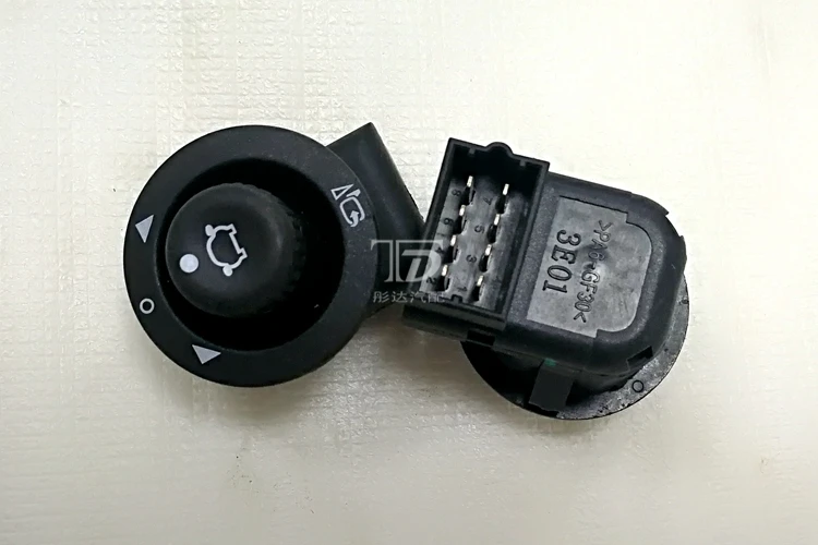 Кнопка регулятора переключателя зеркала заднего вида для Brilliance BS4/M2 H230 H220 H530 V5 V3