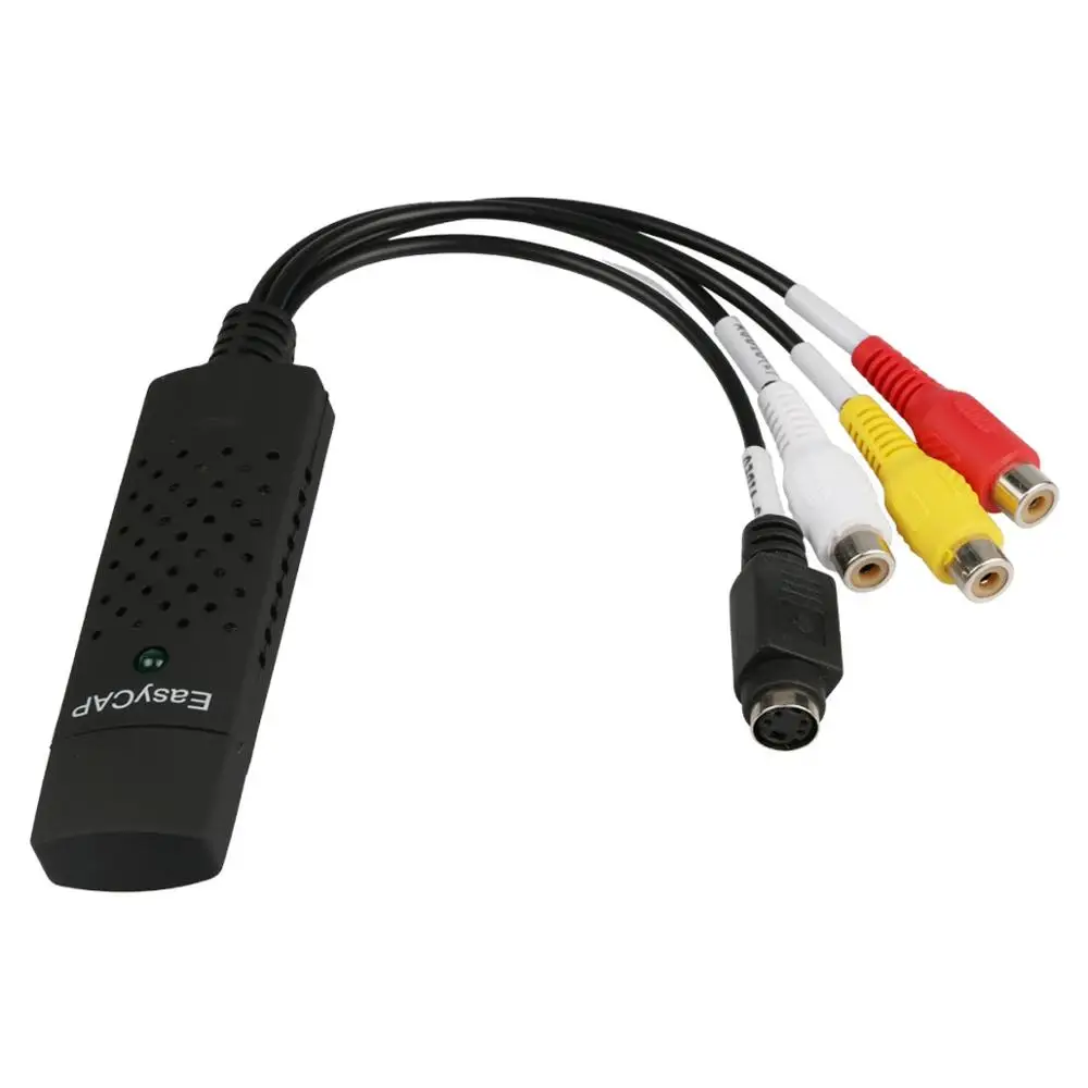 Карта адаптер захвата USB Easycap 2 0 TV Video Audio VHS на DVD HDD преобразователь карта